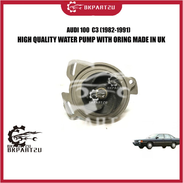 AUDI 100 /200/5000 C3 (1982-1991)WATER PUMP MADE BY QHUK HIGH QUALITY WATER PUMP WITH ORING MADE IN UK QCP2645 OLD STOCK