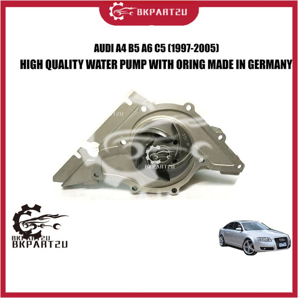 AUDI A4 B5 A6 C5 (1997-2005) WATER PUMP MADE BY MEYLE HIGH QUALITY WATER PUMP WITH ORING MADE IN GERMANY 🇩🇪078 121 004