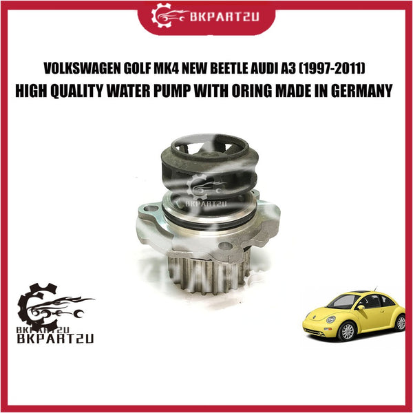 VOLKSWAGEN GOLF MK4 NEW BEETLE AUDI A3 (1997-2011) WATER PUMP MADE BY KOLBENSCHMIDT HIGH QUALITY WATER PUMP WITH ORING