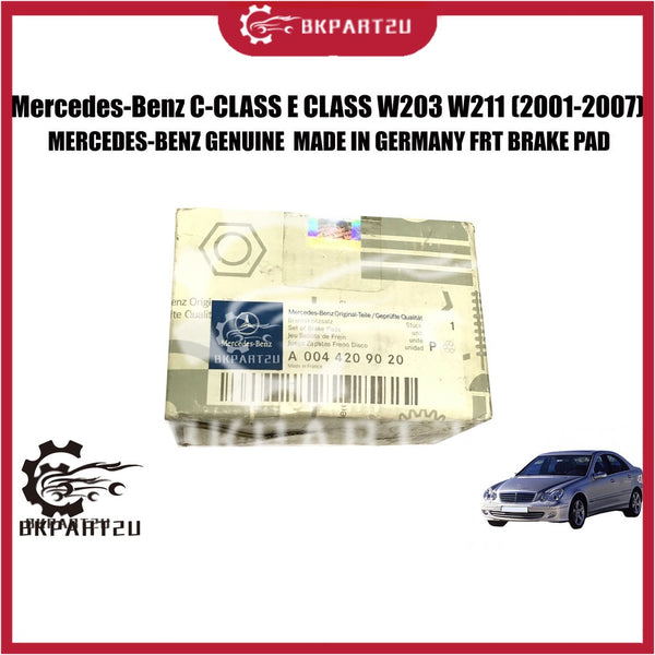 Mercedes-Benz C-CLASS E-CLASS W203 W211(2001-2007)GENUINE MERCEDES-BENZ Brake pad MADE IN GERMANY 🇩🇪  004 420 90 20