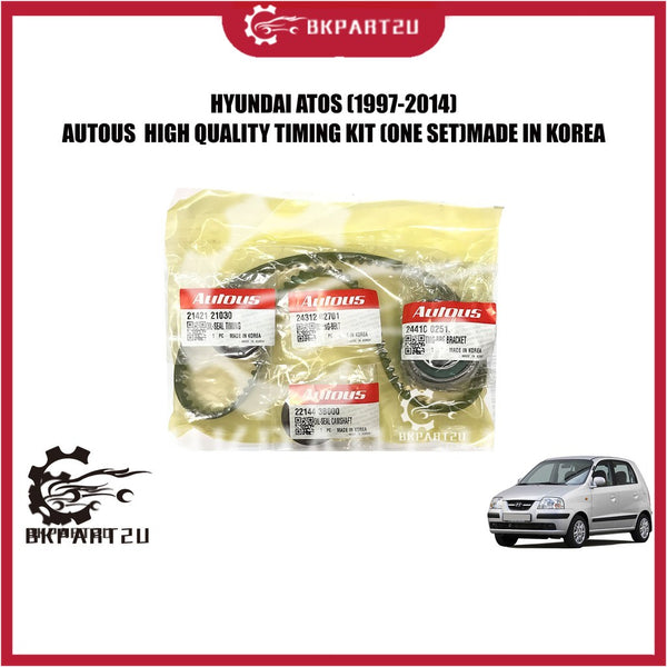 HYUNDAI ATOS 1.1 (1997-2014) AUTOUS  HIGH QUALITY TIMING KIT (ONE SET)MADE IN KOREA 24312-02701