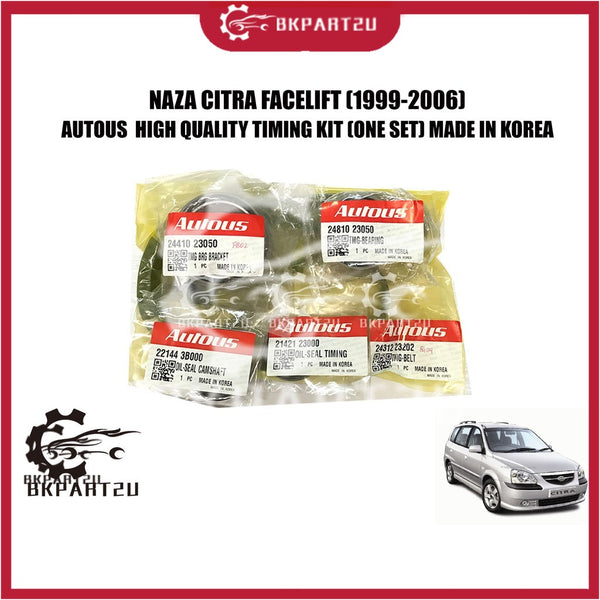 [SHIP-OUT on 48 hours]NAZA CITRA FACELIFT (1999-2006)AUTOUS  HIGH QUALITY TIMING KIT (ONE SET) MADE IN KOREA 24312-23202