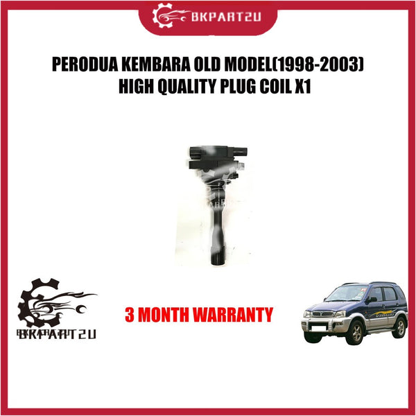[Delivery on 48 hours]PERODUA KEMBARA OLD MODEL(1998-2003) HIGH QUALITY PLUG COIL X1 Warranty 3 MONTH HIGH QUALITY