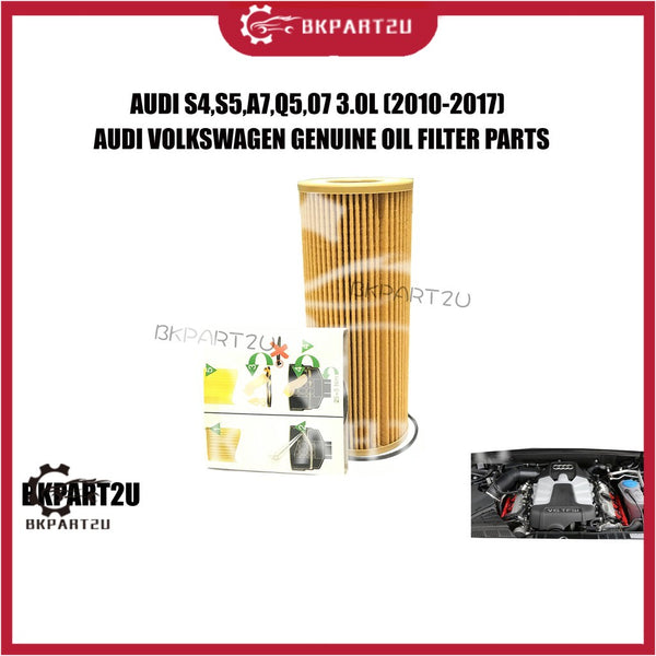 AUDI A4,S4,A5,S5,A7,Q5,Q7 3.0L (2010-2017) AUDI ORIGINAL GENUINE OIL FILTER  06E 115 562 A