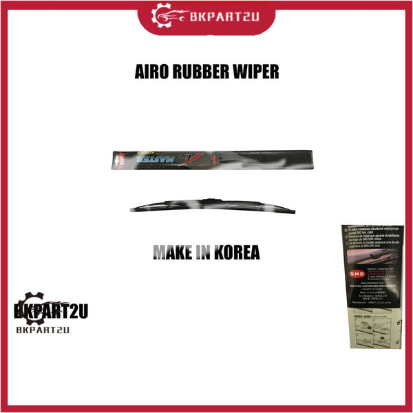 Airo Rubber Wiper Perodua Proton Toyota Mazda Honda Nissan Suzuki Hyundai Mitsubishi Make in Korea