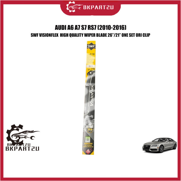 AUDI A6 A7 S7 RS7 (2010-2016) WIPER BLADE 26’’/21’’ ONE SET ORI CLIP MADE BY SWF