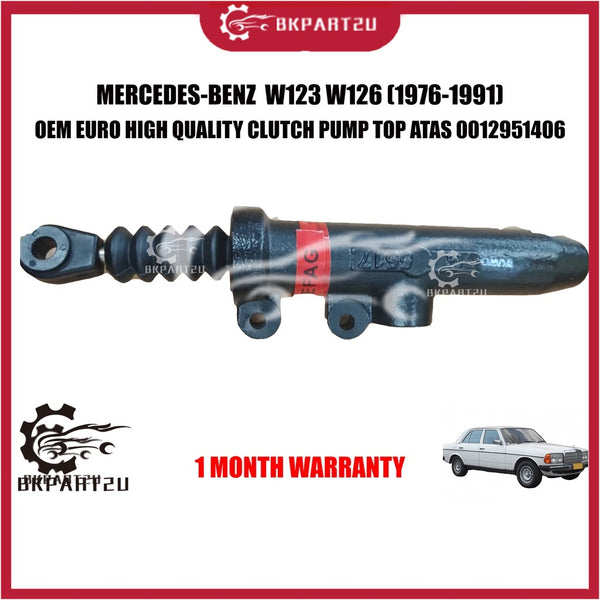 MERCEDES-BENZ E-CLASS S-CLASS W124 W123 W126 (1976-1991) CLUTCH PUMP TOP 0012951406 1 MONTH WARRANTY