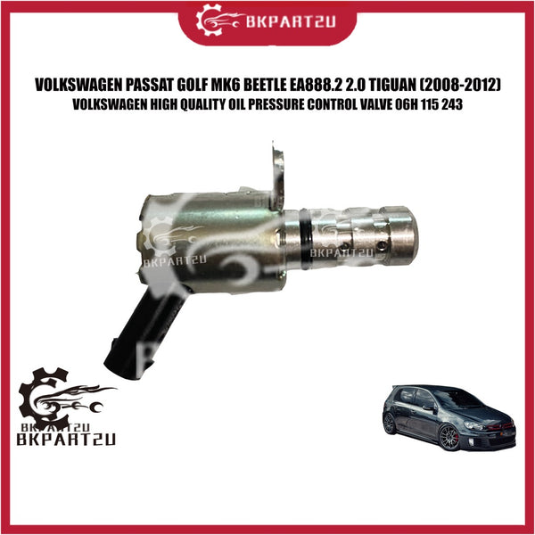 VOLKSWAGEN PASSAT GOLF MK6 BEETLE EA888.2 2.0 TIGUAN 2008-2012 OIL PRESURE CONTROL VALVE 06H 115 243