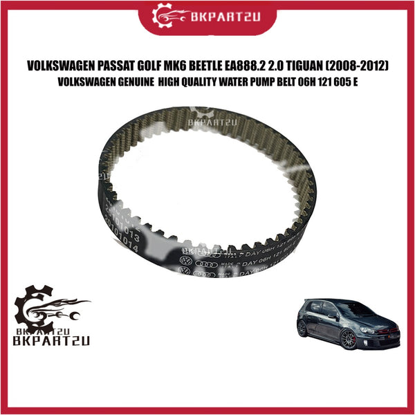 VOLKSWAGEN PASSAT GOLF MK6 BEETLE EA888.2 2.0 TIGUAN (2008-2012) WATER PUMP BELT 06H 121 605 E