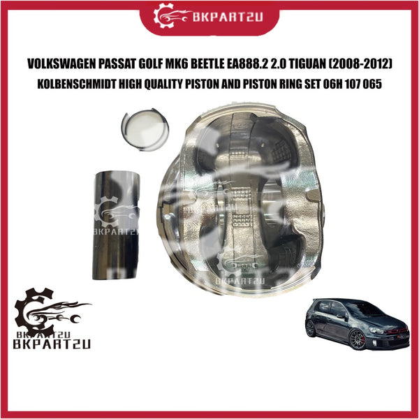 VOLKSWAGEN PASSAT GOLF MK6 BEETLE EA888.2 2.0 TIGUAN (2008-2012) PISTON AND PISTON RING ONE SET 4 MADE BY KOLBENSCHMIDT