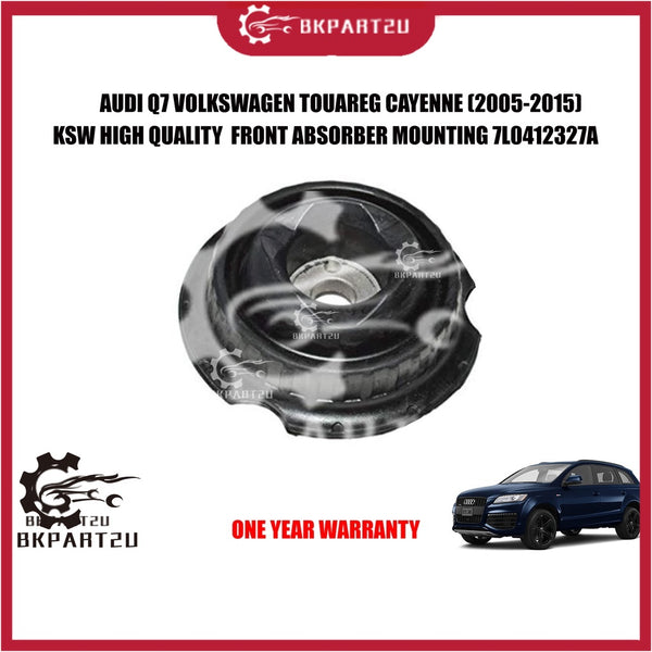 AUDI Q7 VOLKSWAGEN TOUAREG CAYENNE (2005-2015) FRONT ABSORBER MOUNTING MADE BY KSW ONE YEAR WARRANTY 7L0412327A
