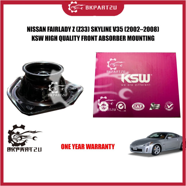 NISSAN FAIRLADY Z (Z33) SKYLINE V35 (2002–2008) FRONT ABSORBER MOUNTING  MADE BY KSW ONE YEAR WARRANTY