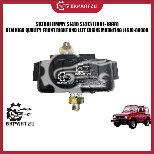 SUZUKI JIMNY JIMMY SJ410 SJ413 (1981-1998) ENGINE MOUNTING FRONT RIGHT OR LEFT OEM 11610-80000