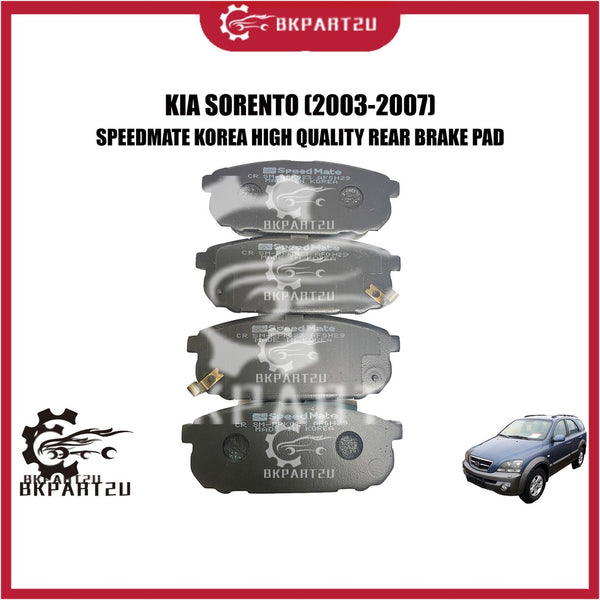 KIA SORENTO (2003-2007) REAR BRAKE PAD BELAKANG BRAKE PAD MADE BY SPEED MATE MADE IN KOREA