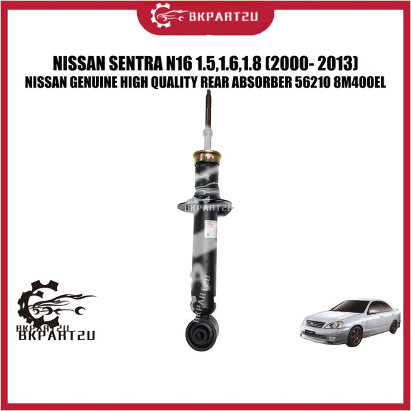 NISSAN SENTRA N16 1.5 1.6 1.8 (2000- 2013) REAR ABSORBER ORIGINAL MADE BY TANCHONG NISSAN GENUINE 56210 8M400EL