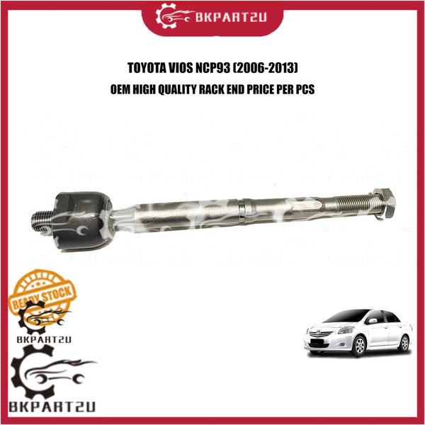 TOYOTA VIOS NCP93 PRIUS C 1.5 NHP10 YARIS (2006-2013) RACK END PRICE PER PCS MADE BY OEM 1 MONTH WARRANTY 45503-0D080