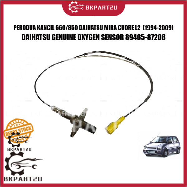 PERODUA KANCIL 660/850 DAIHATSU MIRA CUORE L2 1994-2009 OXYGEN SENSOR 1 PIN DAIHATSU GENUINE 89465-87208