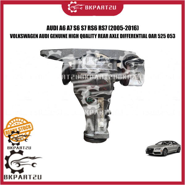 AUDI A6 A7 S6 S7 RS6 RS7 (2005-2016) REAR AXLE DIFFERENTIAL VOLKSWAGEN AUDI GENUINE HALF CUT !!! OAR 525 053