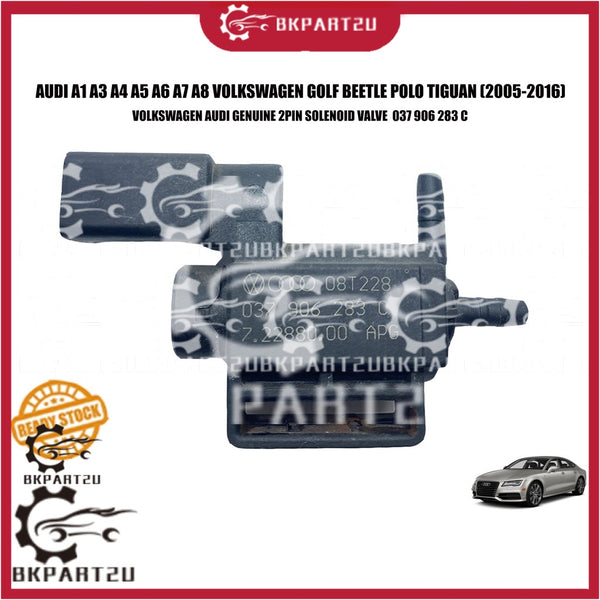 AUDI A1 A3 A4 A5 A6 A7 A8 VOLKSWAGEN GOLF BEETLE POLO TIGUAN (2005-2016) SOLENOID VALVE HALF CUT GENUINE 037 906 283 C