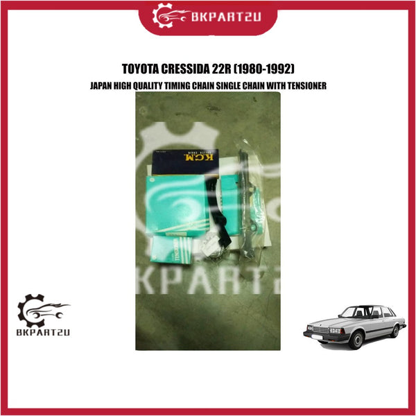 TOYOTA CRESSIDA 22R  4C 2.4L (1980-1992) TIMING CHAIN SINGLE CHAIN WITH TENSIONER AND DAMPER MADE IN JAPAN