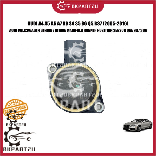 AUDI A7 A8 S4 S5 Q5 Q7 3.0 EA837 (2005-2016) INTAKE MANIFOLD RUNNER POSITION SENSOR MADE BY AUDI GENUINE 06E 907 386