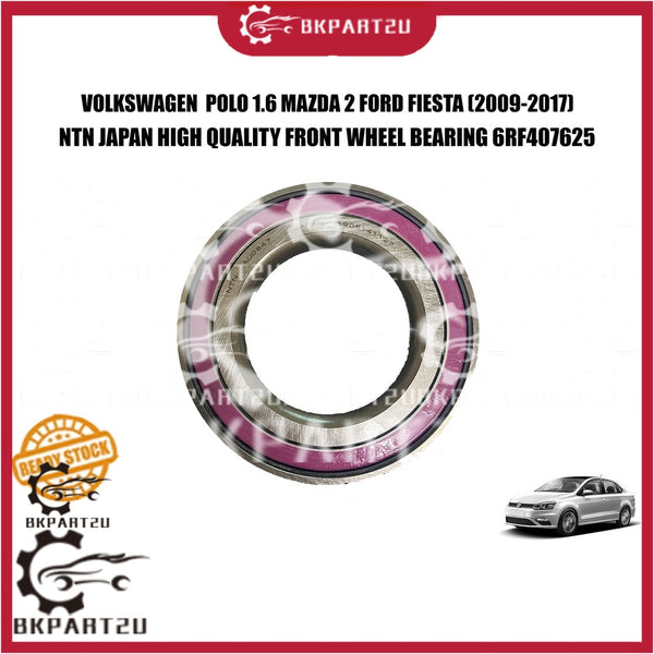 VOLKSWAGEN  POLO 1.6 MAZDA 2 FORD FIESTA (2009-2017) FRONT WHEEL BEARING DEPAN MADE BY NTN 6RF 407 625