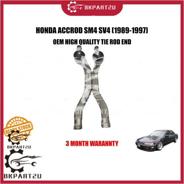 HONDA ACCROD SM4 SV4 S84 SXO (1989-1997) TIE ROD END MADE BY OEM ONE SET KIRI KANAN 3 MONTH WARRANTY