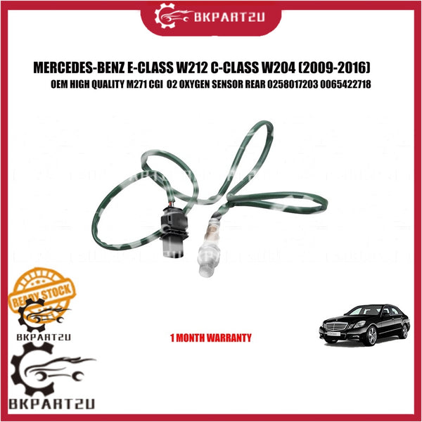 MERCEDES-BENZ E-CLASS W212 C-CLASS W204 (2009-2016) O2 SENSOR OXYGEN SENSOR REAR 0258017203 0065422718 1 MONTH WARRANTY