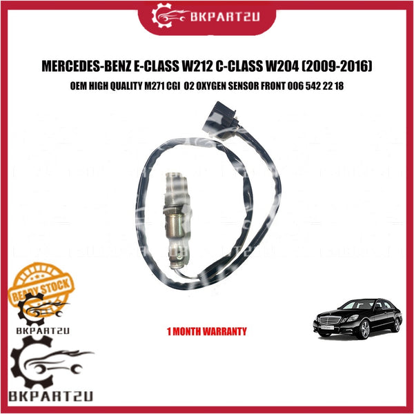 MERCEDES-BENZ E-CLASS W212 C-CLASS W204 (2009-2016) O2 OXYGEN SENSOR FRONT 006 542 22 18 M271 CGI  1 MONTH WARRANTY