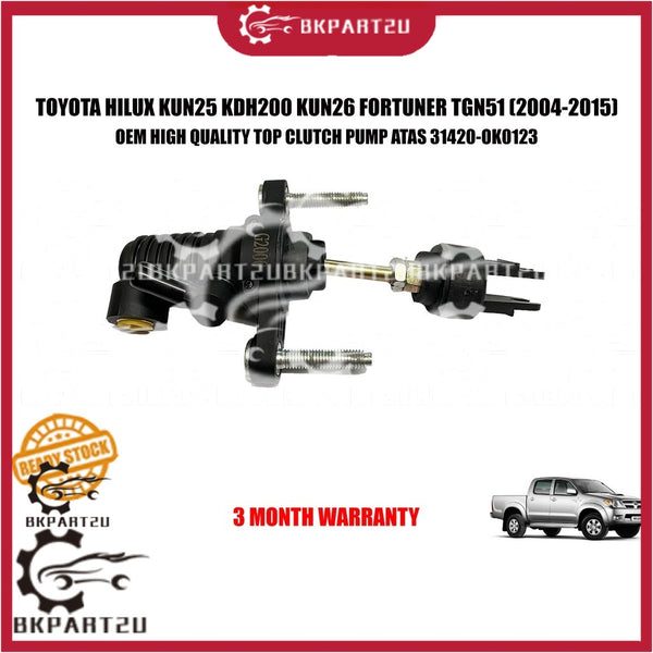 TOYOTA HILUX KUN25 KUN26 FORTUNER TGN51 (2004-2015) TOP CLUTCH PUMP ATAS OEM 31420-OK0123
