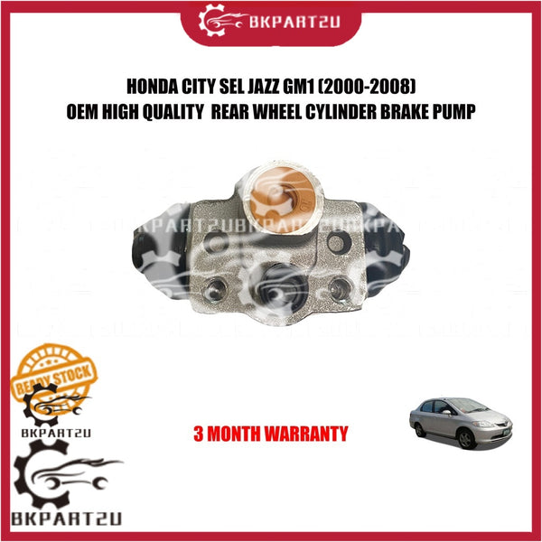 HONDA CITY SEL JAZZ GM1 (2000-2008) REAR WHEEL CYLINDER BRAKE PUMP  BELAKANG PUMP BRAKE 3 MONTH WARRANTY 43300-SEL-T01