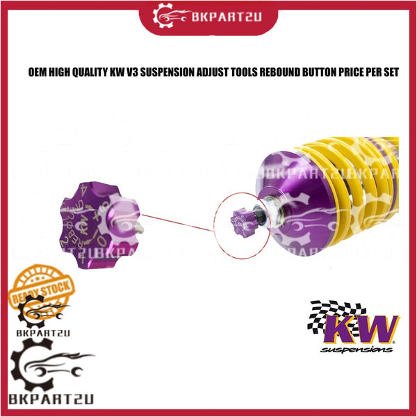 KW ADJUSTABLE SUSPENSION TOOL BUTTON VALVE ADJUST REBOUND KWV3 ABSORBER ALLEN KEY MADE BY OEM PRICE PER SET