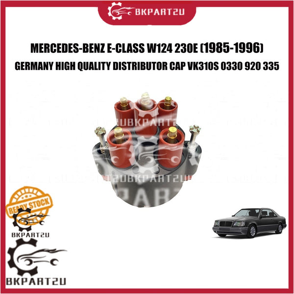 MERCEDES-BENZ E-CLASS W124 230E (1985-1996) DISTRIBUTOR CAP VK310S 0330 920 335 MADE IN GERMANY HOOK TYPE