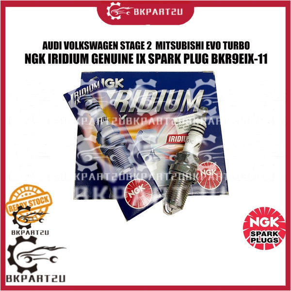 AUDI A7 EA837 VOLKSWAGEN STAGE 2  STAGE 3 GOLF PASSATMITSUBISHI EVO TURBO NGK IRIDIUM GENUINE IX SPARK PLUG BKR9EIX-11