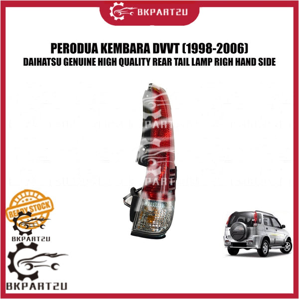 PERODUA KEMBARA DVVT (1998-2006) TAIL LAMP LAMPU BELAKENG KIRI KANAN SIDE ONE SET BRAND NEW MADE BY DAIHATSU KOITO