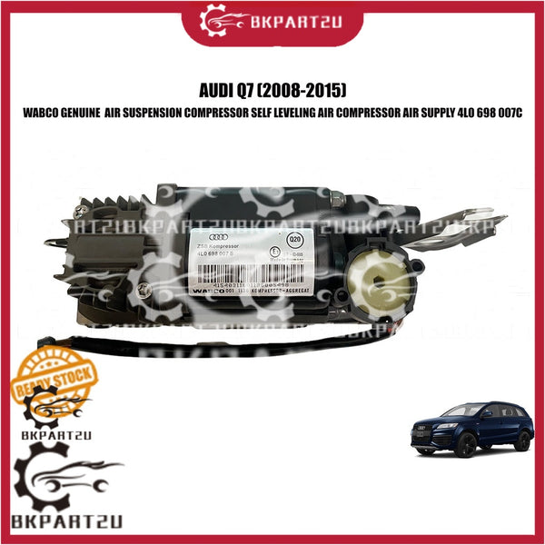 AUDI Q7 TOUAREG CAYENNE AIR SUSPENSION COMPRESSOR SELF LEVELING AIR COMPRESSOR AIR SUPPLY MADE BY WABCO  4L0 698 007C