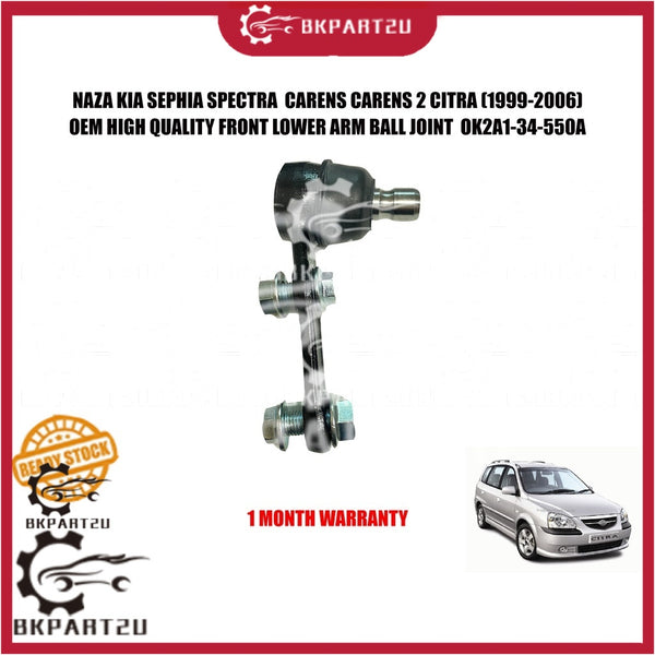 NAZA KIA SEPHIA SPECTRA  CARENS CARENS 2 CITRA (1999-2006) FRONT LOWER ARM BALL JOINT  OK2A1-34-550A PRICE PER PCS