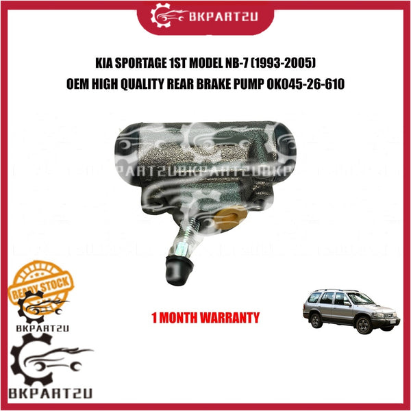 KIA SPORTAGE 1ST MODEL NB-7 (2004-2008) REAR BRAKE PUMP MADE BY OEM  OK045-26-610 1 MONTH WARRANTY