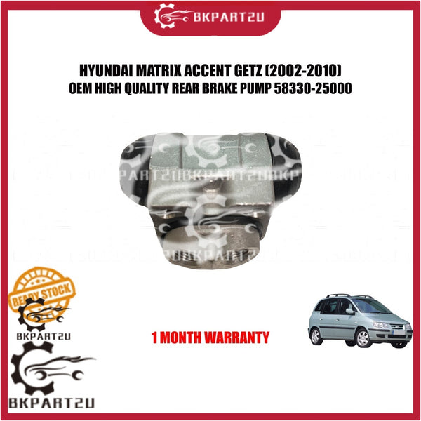 HYUNDAI MATRIX ACCENT GETZ (2002-2010) REAR BRAKE PUMP BELAKANG MADE BY OEM 1 MONTH WARRANTY PRICE PER PCS