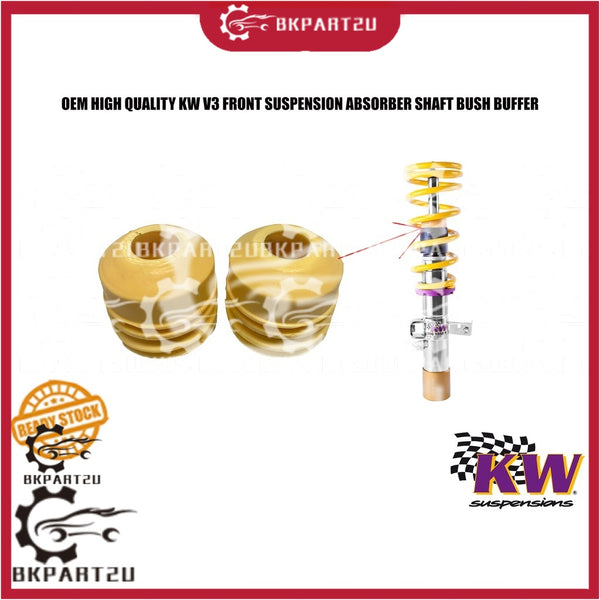 AUDI VOLKSWAGEN BMW OEM HIGH QUALITY KW V3 FRONT SUSPENSION ABSORBER SHAFT BUSH BUFFER ONE SET