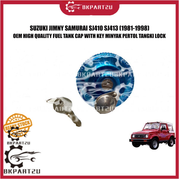 SUZUKI JIMNY SAMURAI SJ410 SJ413 (1981-1998) FUEL TANK CAP WITH KEY MINYAK PERTOL TANGKI LOCK