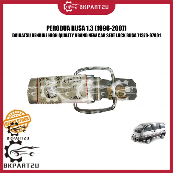 PERODUA RUSA 1.3 1.6 DAIHATSU HIJET S89 (1996-2007) CAR SEAT LOCK BRAKCKET CUSHION MADE BY DAIHATSU JAPAN 71370-87001