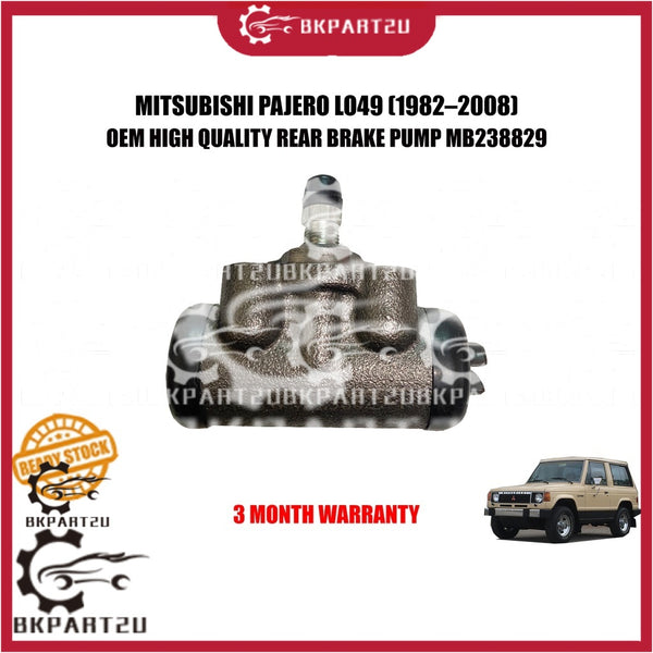 MITSUBISHI PAJERO LO49 L047 L300 REAR BRAKE PUMP BELAKANG MADE BY OEM PRICE PER PCS CWM-MB238829 3 MONTH WARRANTY