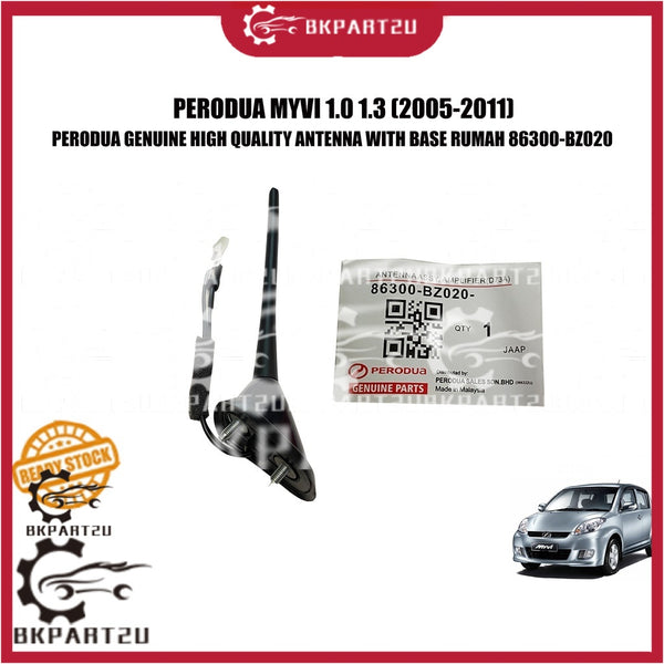 PERODUA MYVI 1.0 1.3 (2005-2011) ANTENNA WITH BASE RUMAH WIRE ONE SET PNP MADE BY PERODUA GENUINE 86300-BZ020