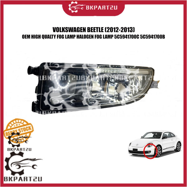 VOLKSWAGEN BEETLE 5C1 2012-2013 FOG LAMP FOG LIGHT LAMPU BAWAH BUMPER 5C5941700C 5C5941699B PER PCS