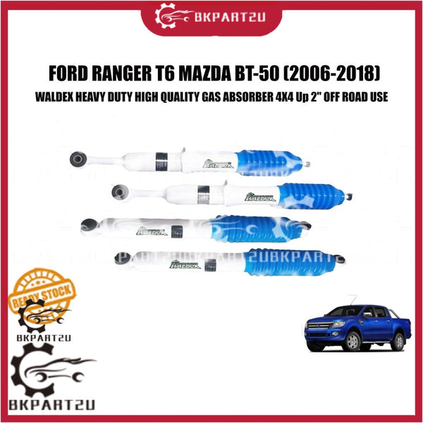 FORD RANGER T6 MAZDA BT-50 (2006-2018) GAS ABSORBER 4X4 Up 2" OFF ROAD USE TINGGI 2 INCH WALDEX HEAVY DUTY FRONT REAR