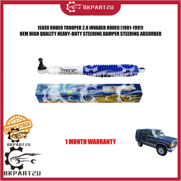 ISUZU RODEO TROOPER 2.8 INVADER RODEO (1981-1991) HEAVY-DUTY STEERING DAMPER STEERING ABSORBER OIL TYPE MADE BY WALDEX