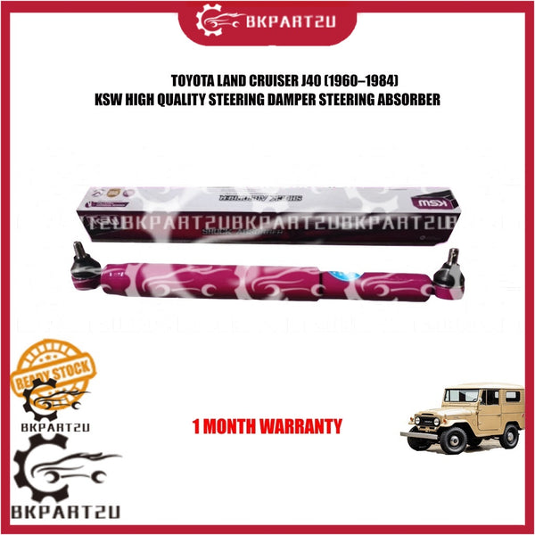TOYOTA LAND CRUISER J40 KETE LAMA OLD MODEL (1960–1984) STEERING DAMPER STEERING ABSORBER MADE BY KSW OIL TYPE