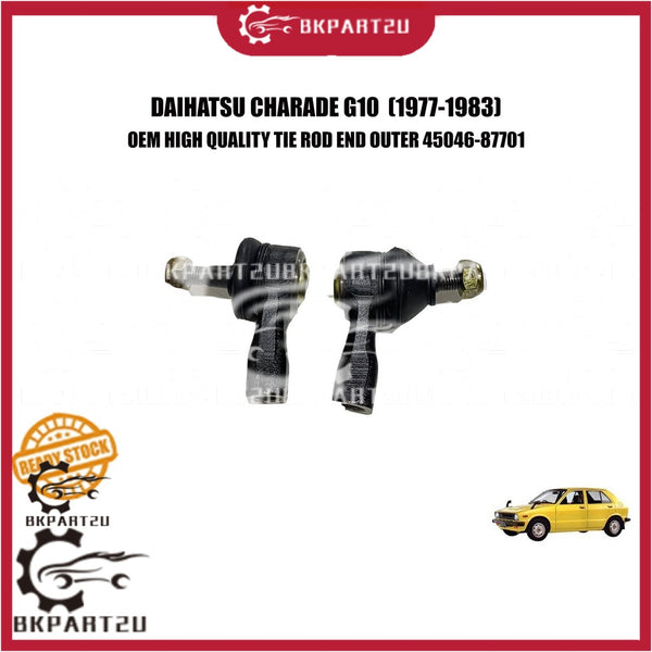 DAIHATSU CHARADE G10  (1977-1983) TIE ROD END OUTER ONE SET 2 PCS MADE BY OEM 45046-87701