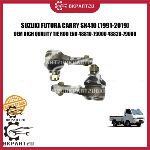 SUZUKI FUTURA CARRY SK410 VAN PICKUP (1991-2019) TIE ROD END ONE SET 2 PCS MADE BY OEM 48810-79000 48820-79000